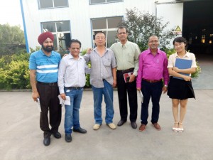 印度客户到我公司考察